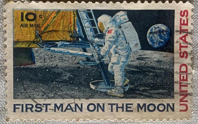 First man on moon