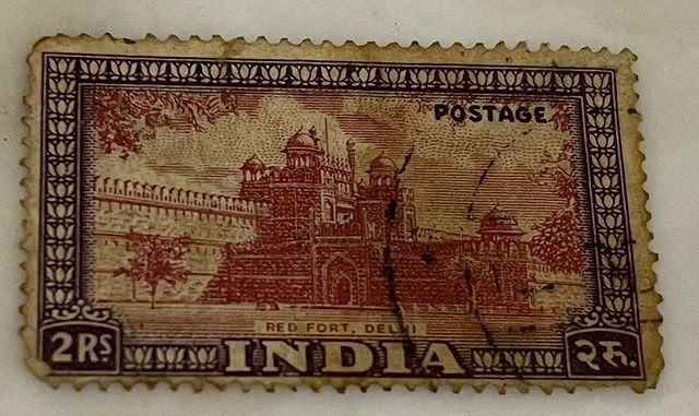 Red Fort Stamp, India